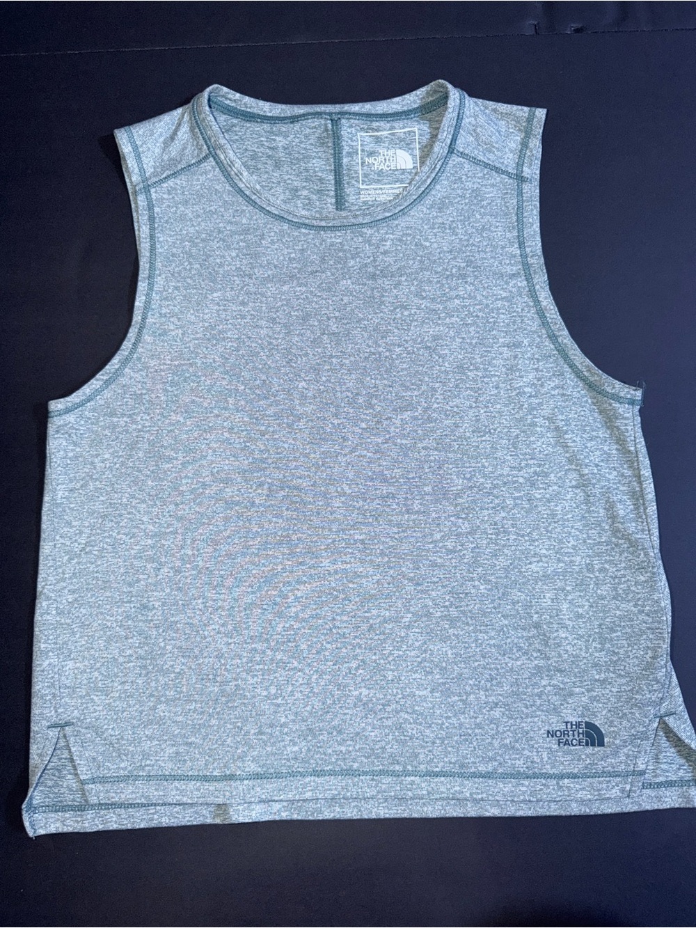 The North Face Light Heathered Green Performance Tank